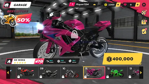 Captura de ecrã 2 de Last Ride: Motor Speed - Jogo de corridas